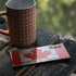 Canadian Flag Dark Wood Galaxy Note 10 Skin